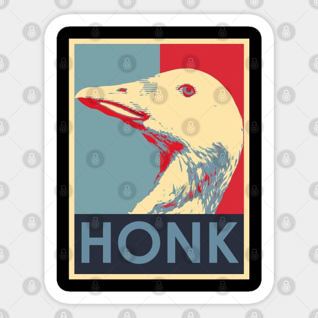 Honk Sticker by nickbeta